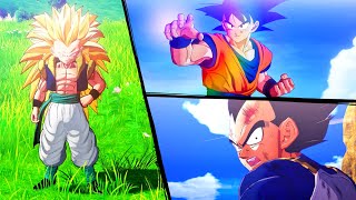 الثنائي غوكو وفيجيتا ضد المقاتل الأسطوري غوتنكس لعبة دراغون بول زي | Dragon Ball Z Kakarot