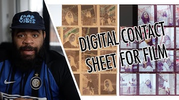 Digital Contact Sheet for Film - Super Simple!