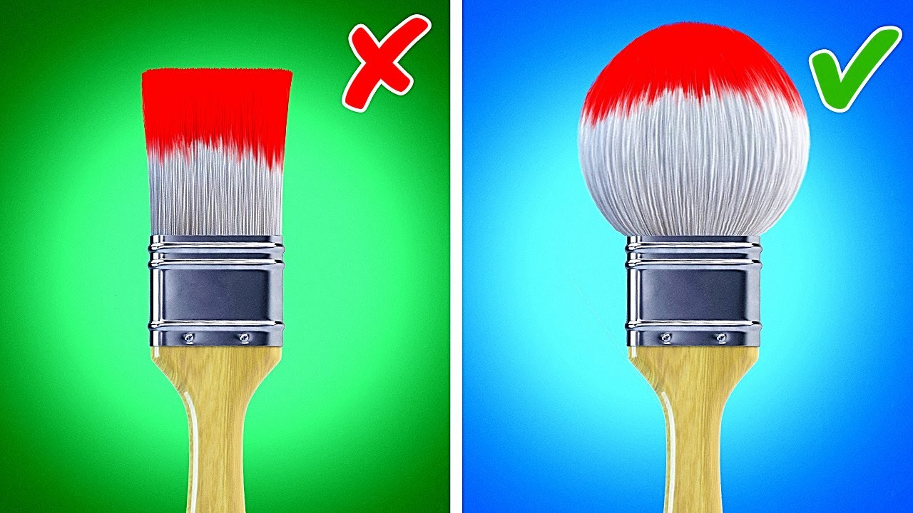26 PAINTING HACKS to create a real masterpieces