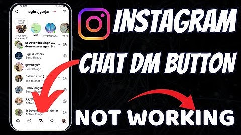 Instagram DM Button Not Working | Instagram Solution 2025 | Instagram app not working solution Today
