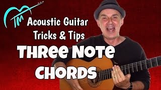 three note guitar chords - acoustic guitar tricks and tips lesson