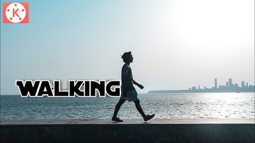 #KDvfx Hide Text as You Walk |editing Kinemaster Tutorial