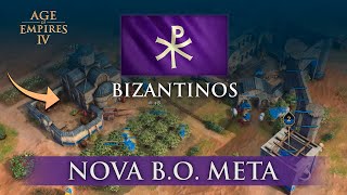NOVO META! BIZANTINOS FICOU OP COM ESSA BUILD ORDER ROUBADA! - Guia Age of Empires 4