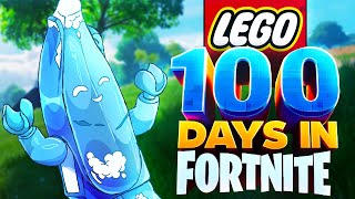 I Spent 100 Days in LEGO Fortnite...