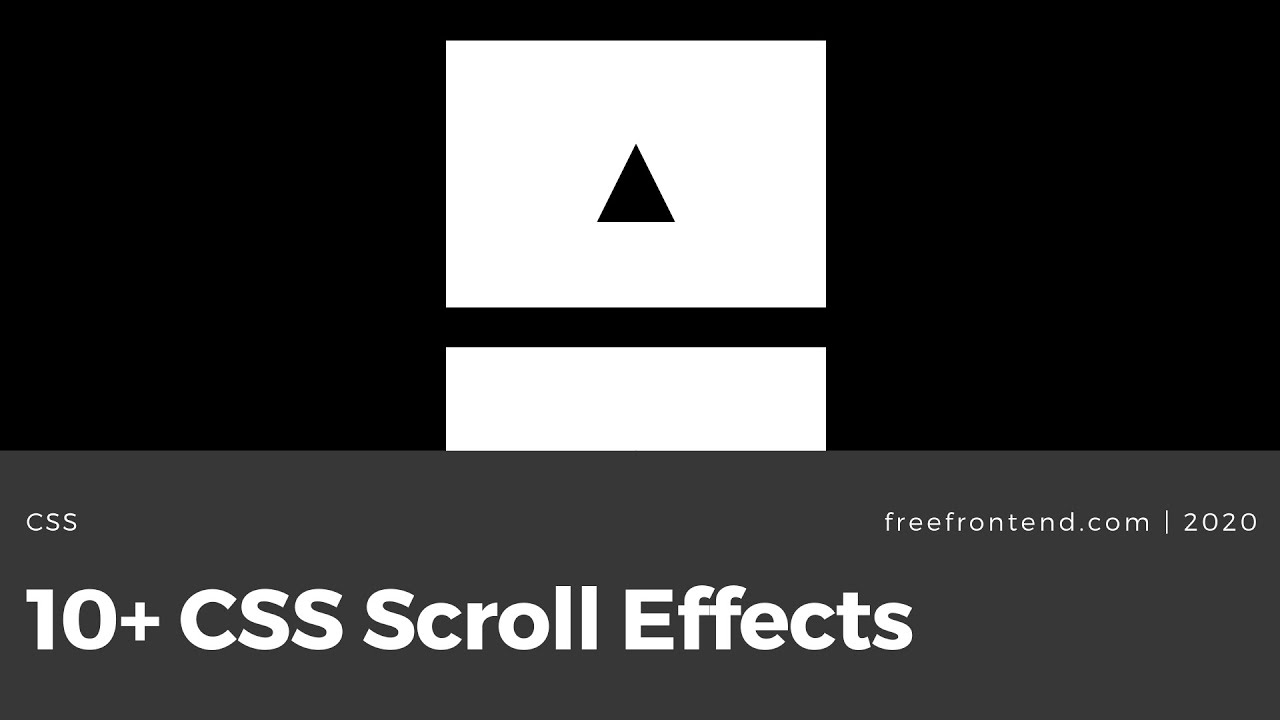24 CSS Scroll Effects