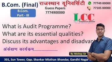 Audit Important Questions