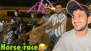 Horse race ki poori family ke sath😂 | birthday dinner par Gaye😍