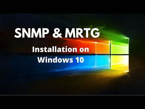 Windows 10 SNMP & MRTG Install + Configuration