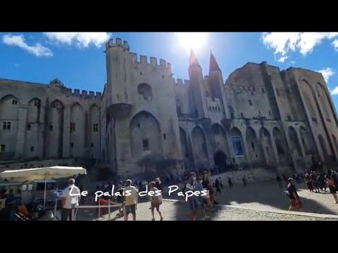 Le Palais des Papes, Palais papale du XIVème siècle, à Avignon.