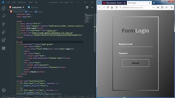 Membuat Form Login Animasi Dengan HTM CSS Javascript