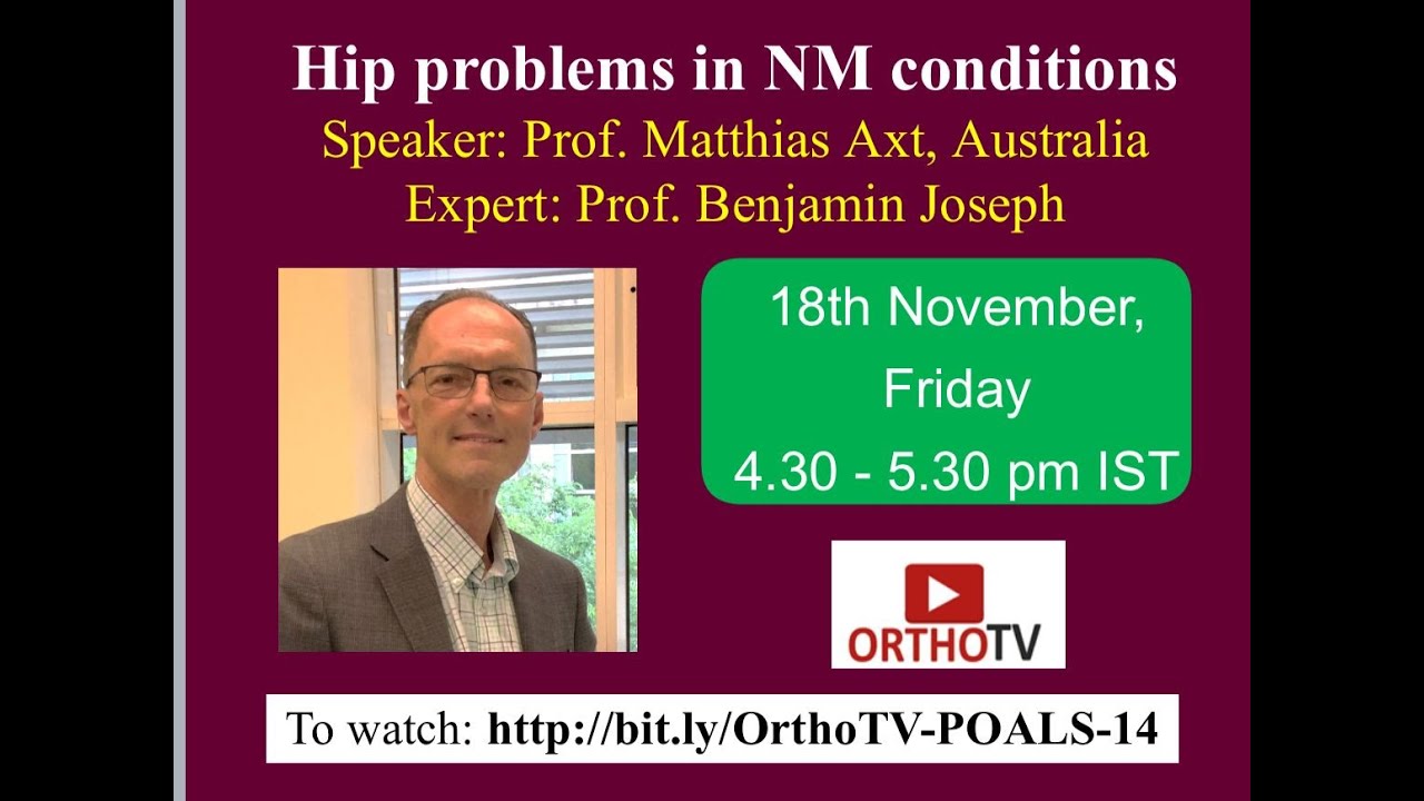 Pediatric Orthopedics ActiveLearningSession-14 Prof.Benjamin Joseph -  OrthoTV