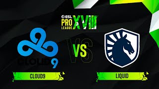 Cloud9 vs. Liquid - Map 2 [Inferno] - ESL Pro League Season 18 - Group D