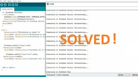 [SOLUTION] Connection To Google Firebase Real Time Database Failed NodeMCU ESP8266