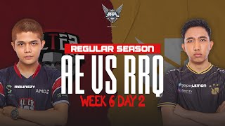 Alter Ego vs. RRQ Hoshi | MPL S5 Week 6 Day 2