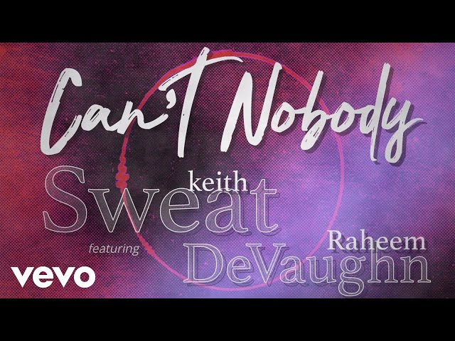 Keith Sweat - Can't Nobody (Visualizer) ft. Raheem DeVaughn