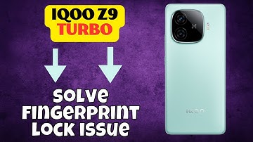 iqoo Z9 Turbo Fingerprint Lock Problem || How to solve fingerprint lock issue