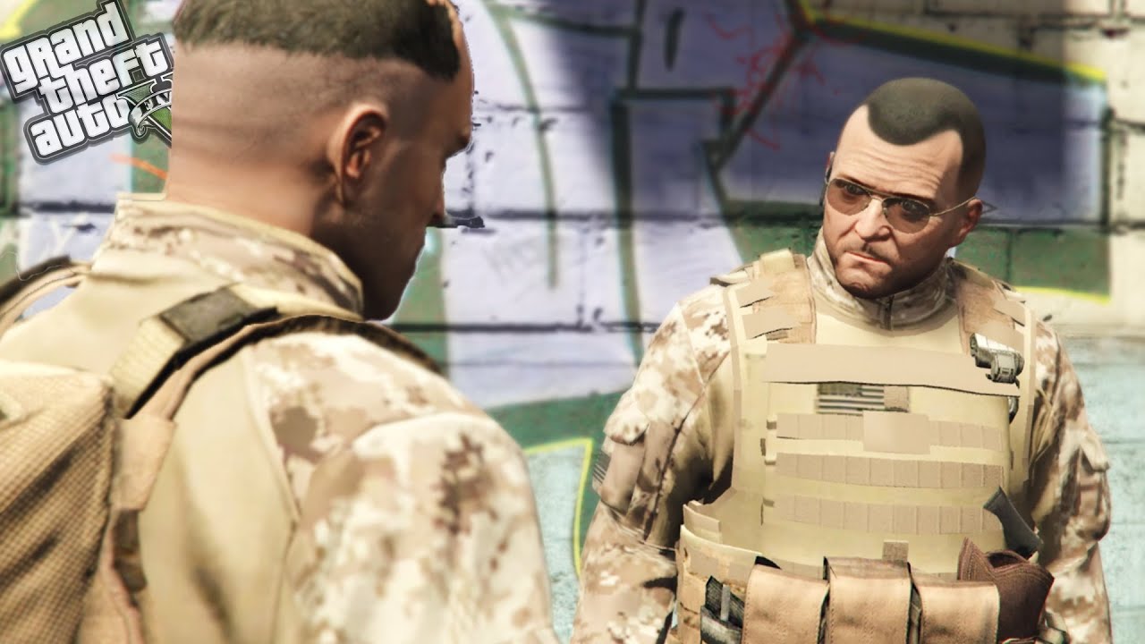 GTA 5 Army 🔥 Michael and Trevor! fib vs Army [Army mission] - YouTube