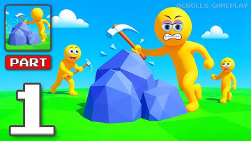 Craft Mining - Gameplay Walkthrough Part 1 - Voxel Miner Simulator (iOS, Android)