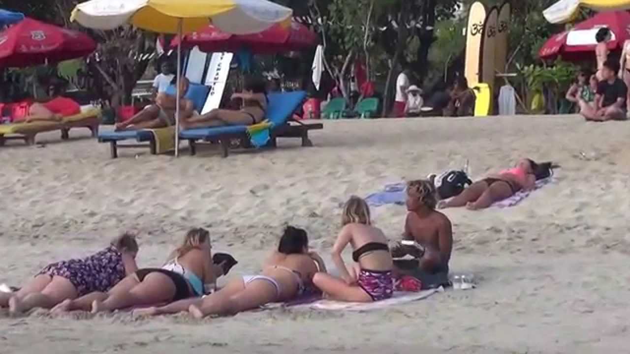 Kuta Beach Bali Indonesia Youtube 