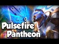 PULSEFIRE PANTHEON GAMEPLAY (0 DEATH) - BUILD &amp; RUNES - WILD RIFT