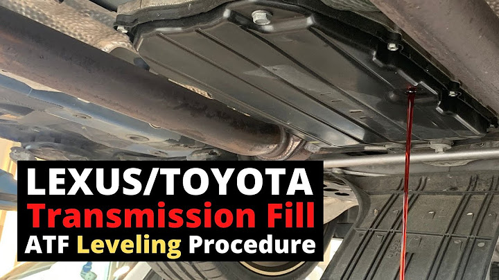 How to add transmission fluid to a sealed transmission
