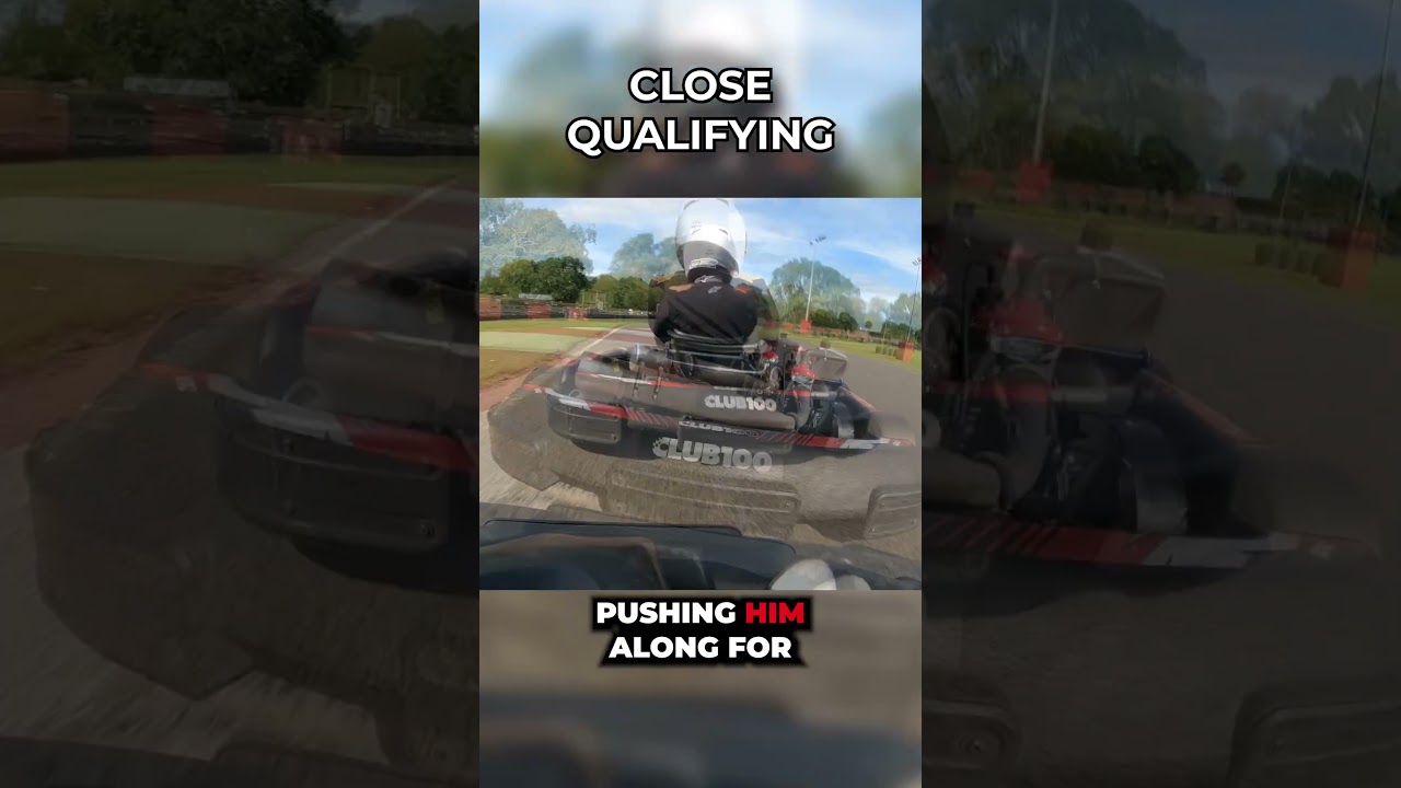 close qualifying #racing #karting #whiltonmill #gokarting #kartracing #racingkart