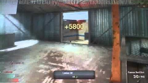 COD Black Ops: Tomahawk across the map on Firing Range