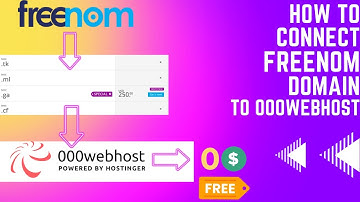 Free Webhosting with Free Domain  Connect freenom domain to 000webhost com || How To Get Free Domain