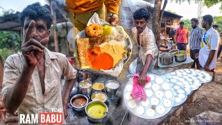 Ram Babu | Vizag Most Underrated Breakfast Place | 5 Different Chutney | Visakhapatnam | Street Food