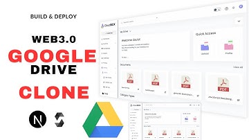 Build & Deploy a Google Drive Clone Using Blockchain, IPFS, Next.js & Solidity | Decentralized Cloud