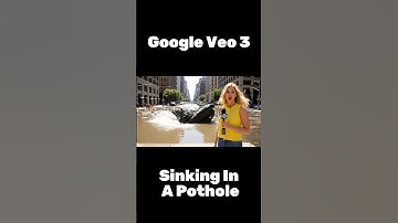 Google Veo 3 | a road with potholes #google #veo3 #funny #AI #gemini