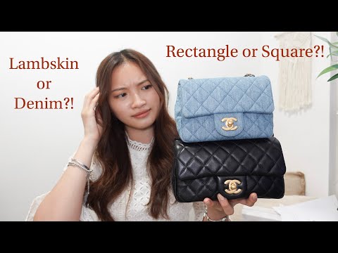 Chanel 22c Haul!!' - reveal of my square denim mini pearl crush and BONUS  unboxing 