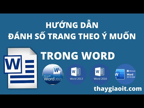 Hướng dẫn đánh số trang từ trang bất kỳ trong Word