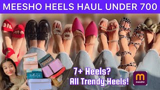 Meesho Heels Haul! Latest Heels collection from Meesho under 700! #meesho #meeshohaul #meeshoheels