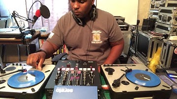 Numark Scratch Mixer & PT01 Turntables. DJ Shorty B in Just Tryin