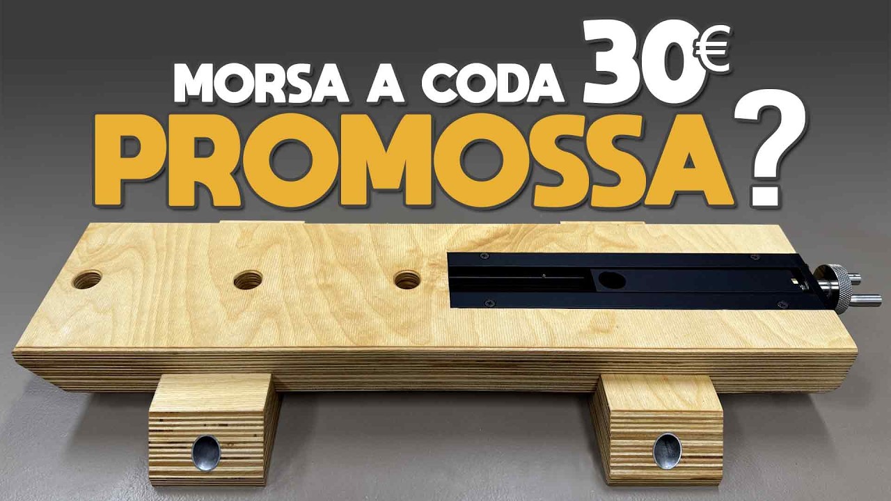 Questa morsa a coda economica in falegnameria funziona solo così