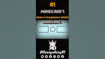 Minecraft Outro Template 1 for Youtube 2022 No Text + No Copyright + Free Download #shorts