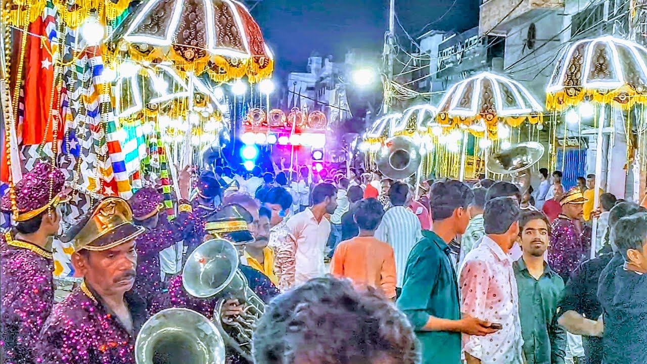 🎶Song कभी तू छलिया लगता है सद्दीक🎺🥁 बैंड हाजीपुर🕌 मुहर्रम मौहल्ला तेराई मस्जिद दरगाह रोड#patna -6