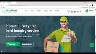 Top 7 Best Laundry and Dry Cleaning Service WordPress Themes screenshot 3