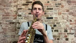 Play Test of Beautiful Selmer Mark VI Soprano Saxophone 292xxx Original Lacquer! www.newyorksax.com
