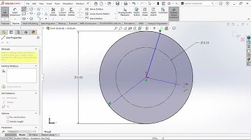 SolidWorks Basics Using Construction Geometry in Sketches