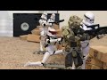 Star Wars clone wars Stop Motion Hold The Line