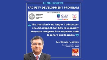 Faculty Development Programme: Ethics, Policy & The Future of AI in Education