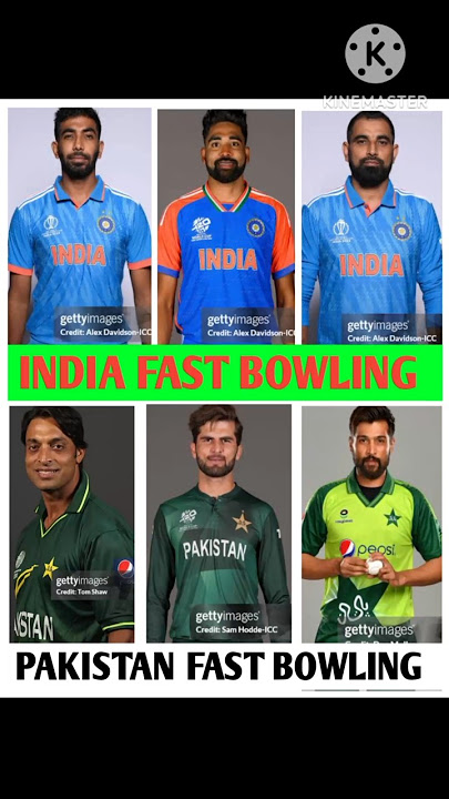 India vs Pakistan fast bowling Jasprit vs Siraj vs shami vs Aamir vs Shoaib akhtar vs Afridi#bowling