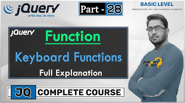 jquery Keyboard function for beginners in hindi by smart mind #28