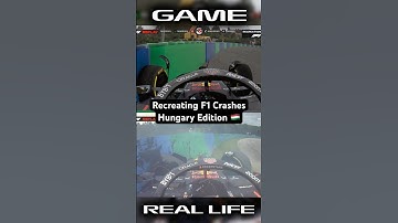 Recreating F1 Crashes | Hungary Edition #2 #shorts #f1 #f1crashes