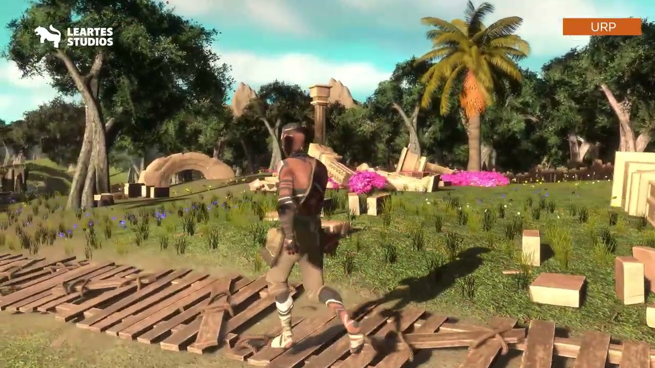 Stylized Paradise Gardens (w Characters and Modular), video preview 21