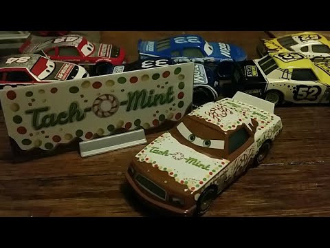 Disney Pixar Cars 2018 Greg Candyman (Stock Car Tach-O-Mint #101) With Bonus Collector Card Review