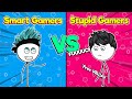 Smart gamers vs stupid gamers ft sapro gaming