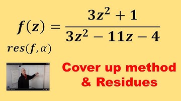 Find the residues of a Complex Function using cover up method